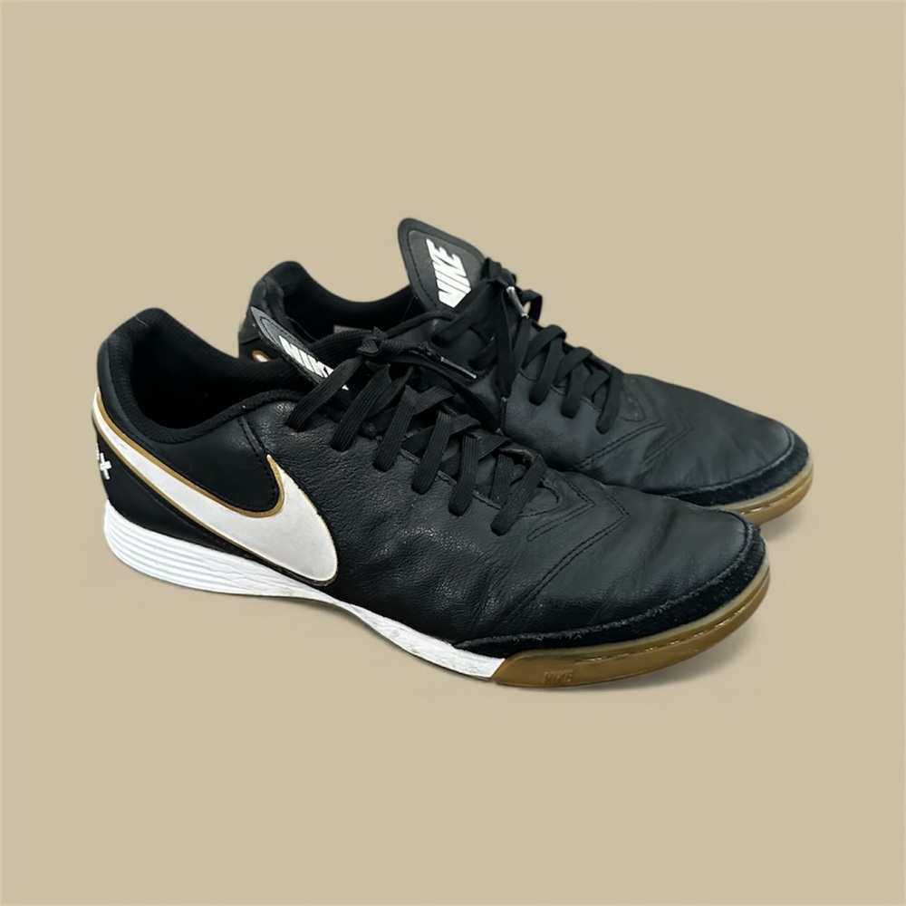 Nike Black and Gold Athletic Shoes